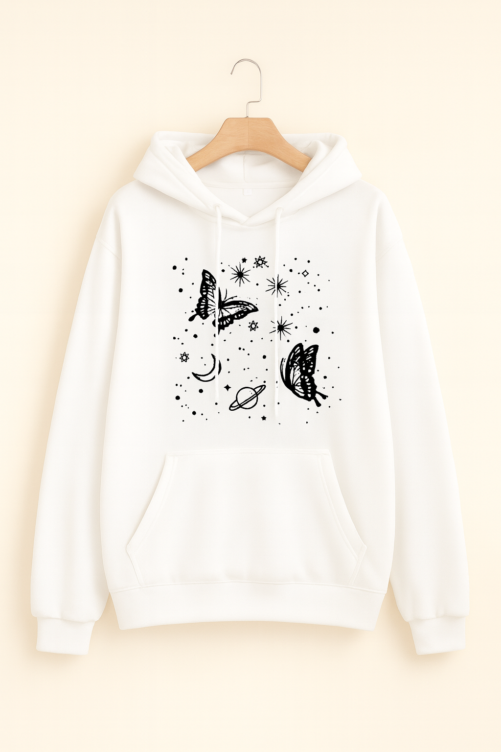 Mehzouq-Girls Butterfly Hoddie